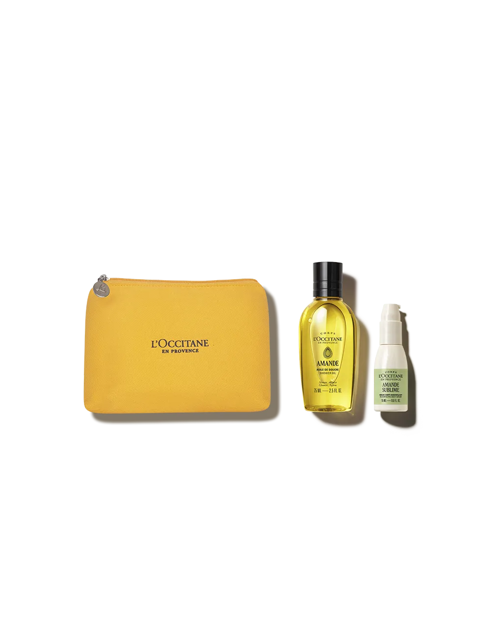 Travel Size Amande Sublime: &Oacute;leo de Banho e S&eacute;rum Corporal Renovador, , large